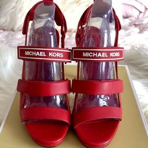 Michael Kors Demi Leather Sandal